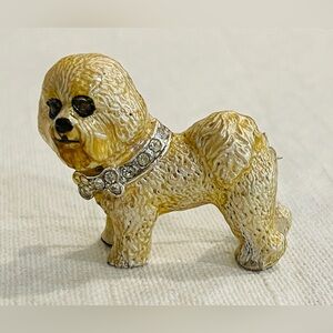 Vintage Louis Stern Small Dog Brooch Pin
